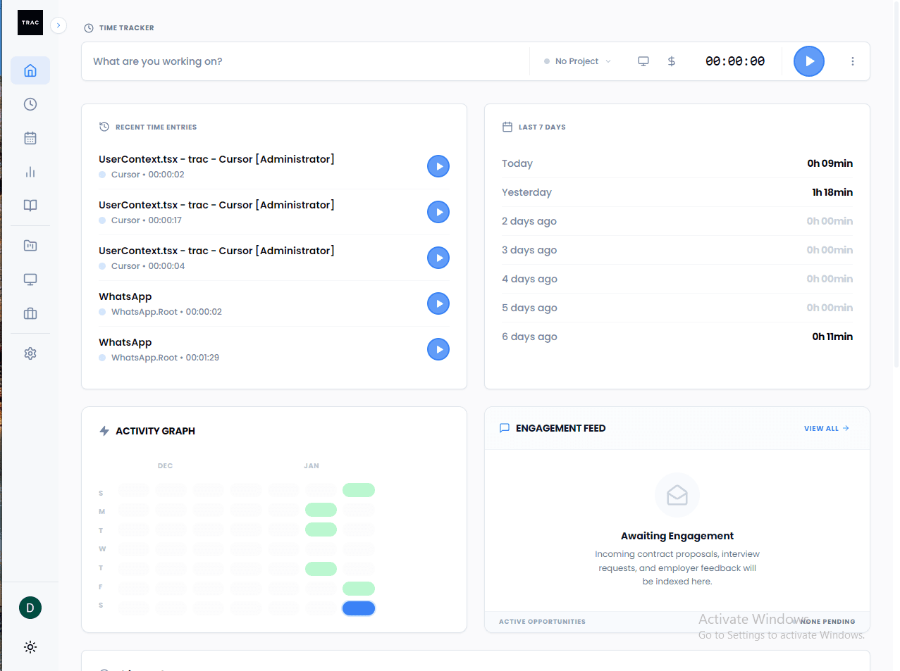 Trac AI Platform Demo